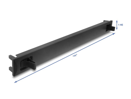 Delock 67208 19″ 1U Blind Panel Abs Plastic With Snap-In Function Black