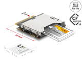 Delock 64363 Adapter M.2 Key M Male To Cfexpress Slot Type A