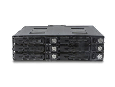 Delock 47142 5.25? Mobile Rack For 6 X 2.5? Sata Or Sas Hdd / Ssd With Lock