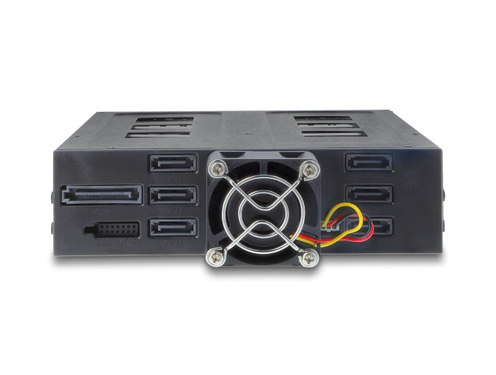 Delock 47142 5.25? Mobile Rack For 6 X 2.5? Sata Or Sas Hdd / Ssd With Lock