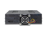 Delock 47142 5.25? Mobile Rack For 6 X 2.5? Sata Or Sas Hdd / Ssd With Lock