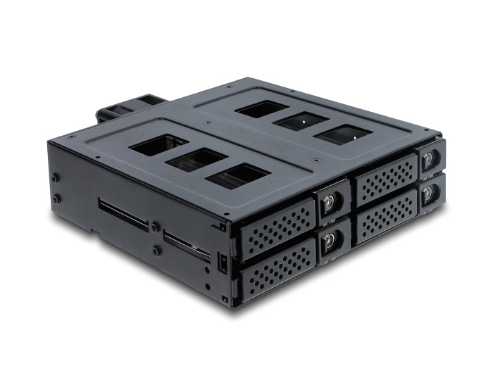 Delock 47141 5.25? Mobile Rack For 4 X 2.5? Sata Or Sas Hdd / Ssd With Lock