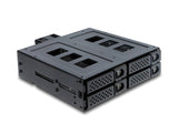Delock 47141 5.25? Mobile Rack For 4 X 2.5? Sata Or Sas Hdd / Ssd With Lock