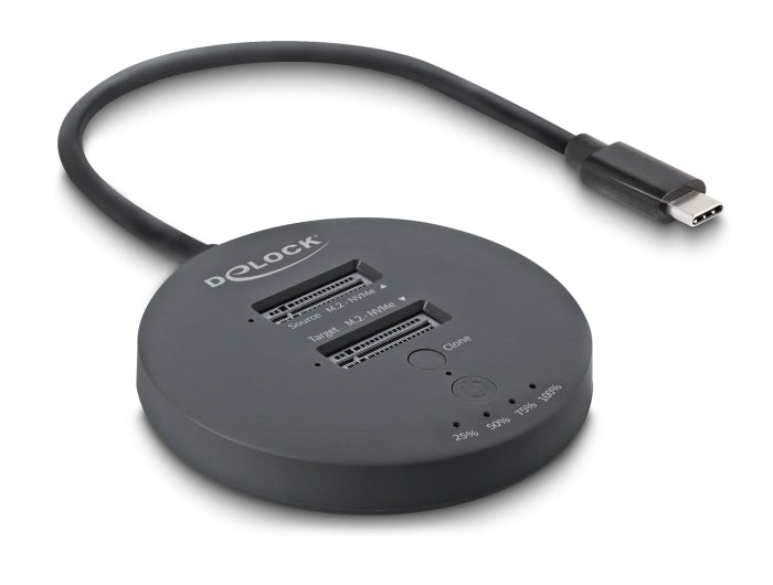 Delock 64364 Usb 20 Gbps M.2 Docking Station For 2 X M.2 Nvme Pcie Ssd