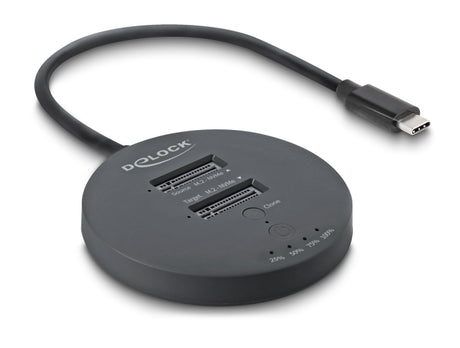 Delock 64364 Usb 20 Gbps M.2 Docking Station For 2 X M.2 Nvme Pcie Ssd