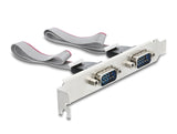 Delock 95284 M.2 Card To 2 X Serial Rs-232 Db9