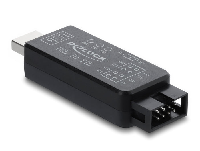 Delock 86093 Uart Converter Usb 2.0 To Ttl 3.3 V / Ttl 5 V Pin Header, 30Cm