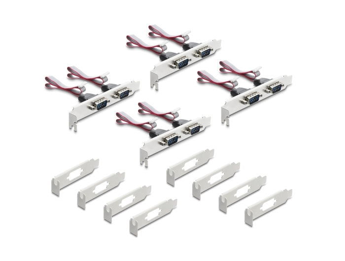 Delock 95283 Mini Pcie To 8X Rs-232 Db9 Serial Card