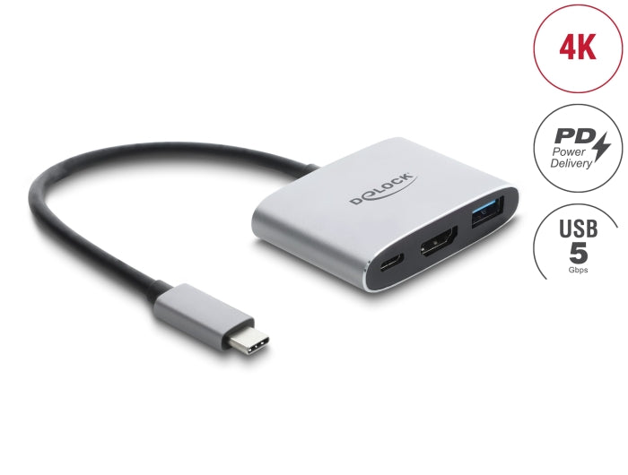 Delock 64368 Usb Type-C� Adapter To Hdmi 4K 60 Hz