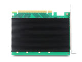 Delock 90709 Pci Express 5.0 X16 Card To 4 X Internal Nvme M.2 Key M