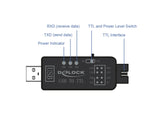 Delock 86093 Uart Converter Usb 2.0 To Ttl 3.3 V / Ttl 5 V Pin Header, 30Cm