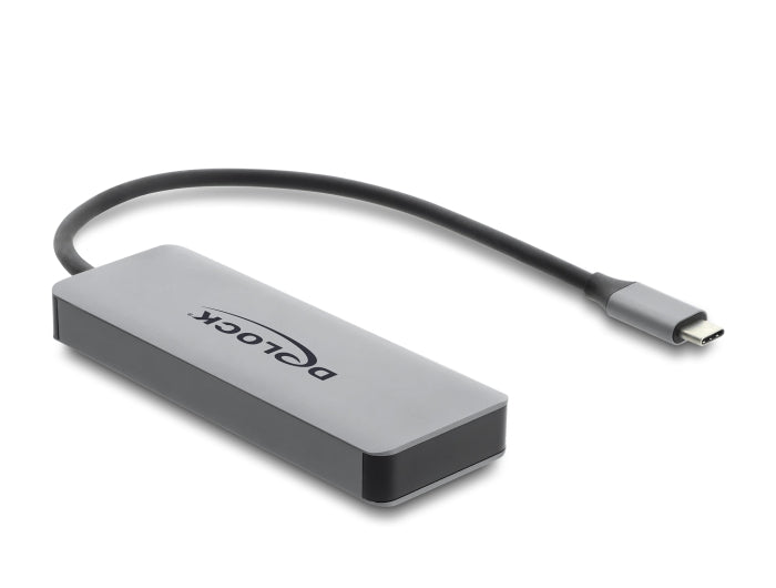 Delock 64371 2 Port Usb 10 Gbps Hub And 2 Port Usb-C� 4K With Pd 3.0 100 Watt