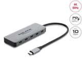 Delock 64371 2 Port Usb 10 Gbps Hub And 2 Port Usb-C� 4K With Pd 3.0 100 Watt
