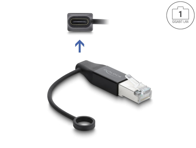 Delock 61101 Usb Type-C™ Network Adapter Gigabit Lan 1 X Rj45 Plug