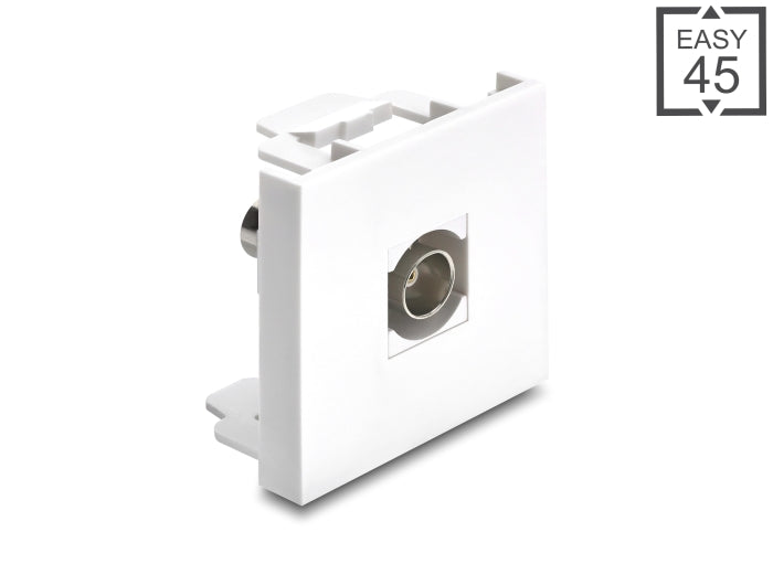 Delock 91813 Easy 45 Module Bnc Female To Bnc Female White