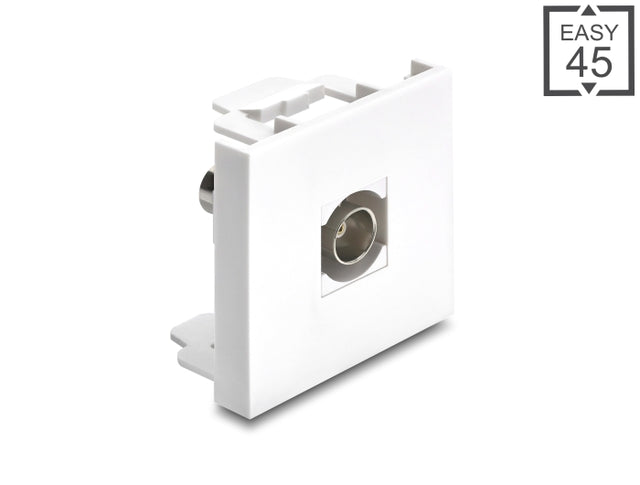 Delock 91813 Easy 45 Module Bnc Female To Bnc Female White