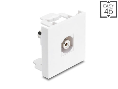 Delock 91816 Easy 45 Module Rca Female To Rca Female White / White