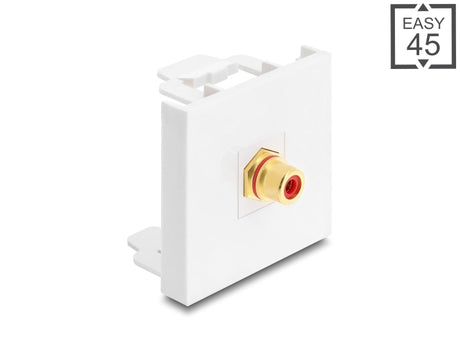 Delock 91818 Easy 45 Module Rca Female To Rca Female Gold Plated Red / White