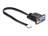 Delock 91290 Rs-232 Cable Db9 Female To Jst Xh 4-Pin Female 25Cm