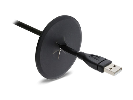 Delock 91408 Silicone Cable Bushing Round Ø 65 Mm For Wall / Desktop Mounting