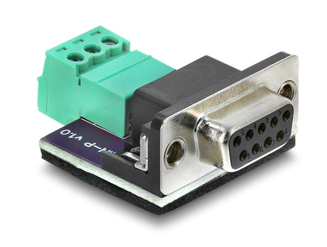 Delock 91293 D-Sub 9 Pin Female To 3 Pin Terminal Block Adapter For Can/Lin Bus
