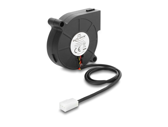 Delock 67490 Radial Fan / Blower Fan 12V Dc 50 X 50 X 15Mm, 3 Pin Fan Connector