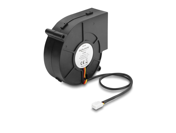 Delock 67496 Radial Fan / Blower Fan 12V Dc 97 X 94 X 33Mm, 3 Pin Fan Connector