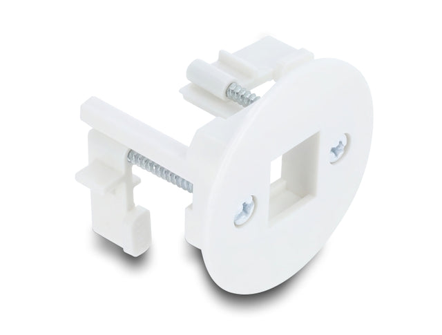Delock 91381 Keystone Module Holder For Wall Mounting / Desktop Mounting White