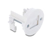 Delock 91382 Cable Bushing With Brush For Wall Mounting / Desktop Mounting White