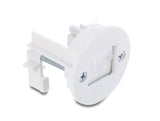 Delock 91382 Cable Bushing With Brush For Wall Mounting / Desktop Mounting White