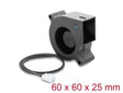 Delock 67492 Radial Fan / Blower Fan 12V Dc 60 X 60 X 25Mm, 3 Pin Fan Connector