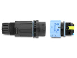Delock 87249 3-Pin Cable Connector Ip68 Waterproof Bayonet, Black