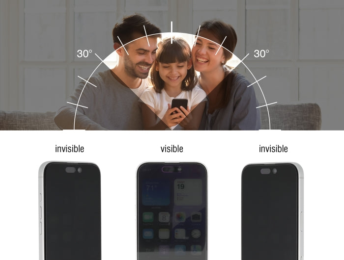 Delock 81654 Screen Protector Privacy Glass For Iphone 16, 2 Ways