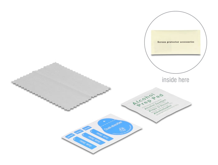 Delock 81653 Screen Protector Privacy Glass For Iphone 16 Pro, 4 Ways