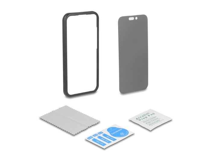 Delock 81648 Screen Protector Privacy Glass For Iphone 16 Pro, 2 Ways