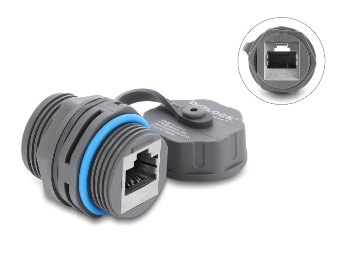 Delock 87157 Cable Connector Rj45 Jack To Rj45 Jack Cat.6A