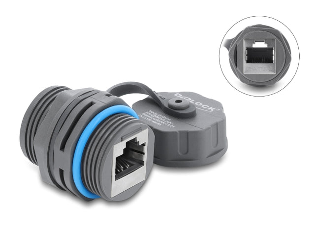 Delock 87157 Cable Connector Rj45 Jack To Rj45 Jack Cat.6A