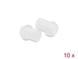 Delock 60754 Dust Cover For Toslink Male 10 Pieces Transparent
