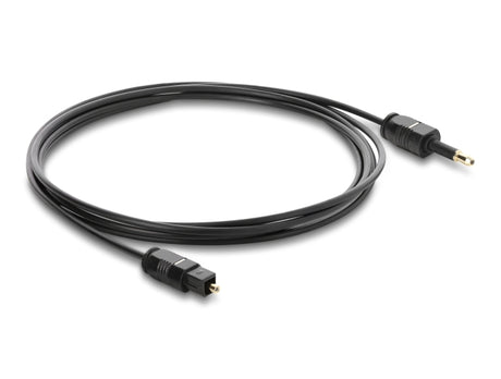 Delock 88065 Toslink Cable Mini Toslink 3.5Mm Male To Toslink Female, 1.5M