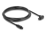 Delock 90929 Toslink Cable 90° Angled Male To Straight Male, Ø 4 Mm, 1.5 M