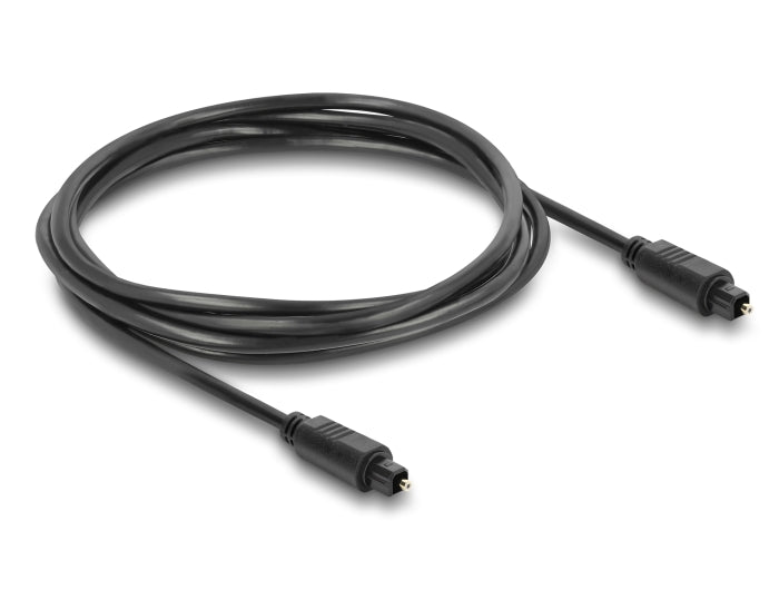 Delock 90924 Toslink Cable Male To Male, � 4 Mm, 1.5 M, Black