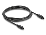 Delock 90924 Toslink Cable Male To Male, � 4 Mm, 1.5 M, Black