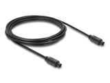 Delock 90926 Toslink Cable Male To Male, Ø 4 Mm, 3 M, Black