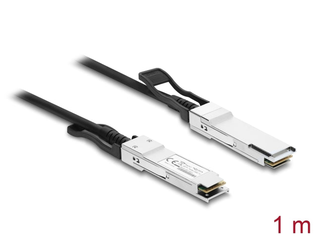Delock 84241 Twinax Cable Qsfp+ Male To Qsfp+ Male 40 Gbps 1 M