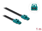 Delock 91567 Cable Mini Fakra Z Jack Dual To Mini Fakra Z Jack Dual