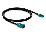 Delock 91469 Cable Mini Fakra Z Jack Dual To Mini Fakra Z Plug Dual