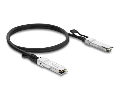 Delock 87552 Twinax Cable Qsfp28 Male To Qsfp28 Male 100 Gbps 2 M
