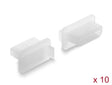 Delock 87423 Dust Cover For Hdmi-A Female 10 Pieces Silicone Transparent