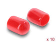 Delock 60895 Dust Cover For Sma Plug 10 Pieces Silicone Red