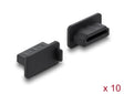 Delock 87465 Dust Cover For Hdmi-A Female 10 Pieces Silicone Black
